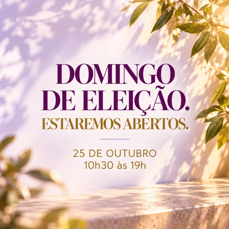 Domingo de Eleição: Estamos Abertos para Você Relaxar